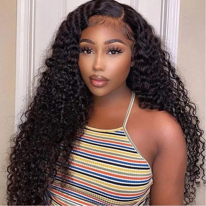 Swiss Lace Front  Curly Wigs