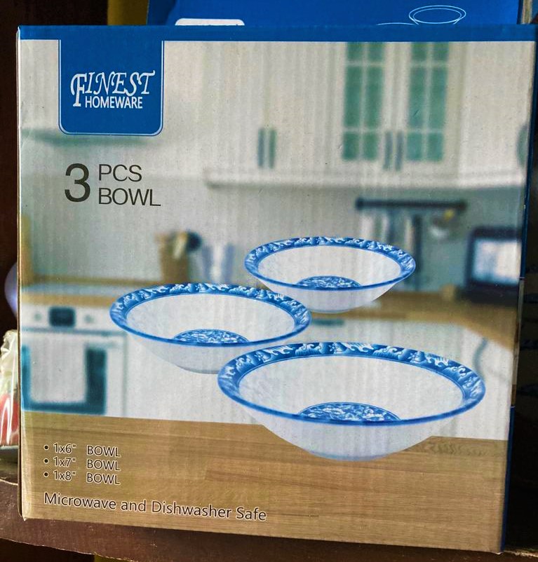 Finest Homeware Bowl 3 pcs
