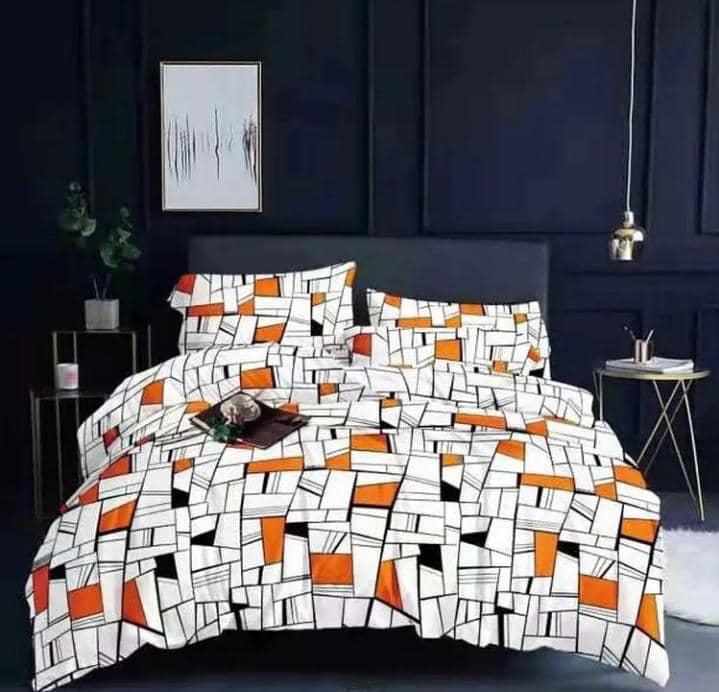 BB Normal cotton bedsheet good design with 4 pillow cases