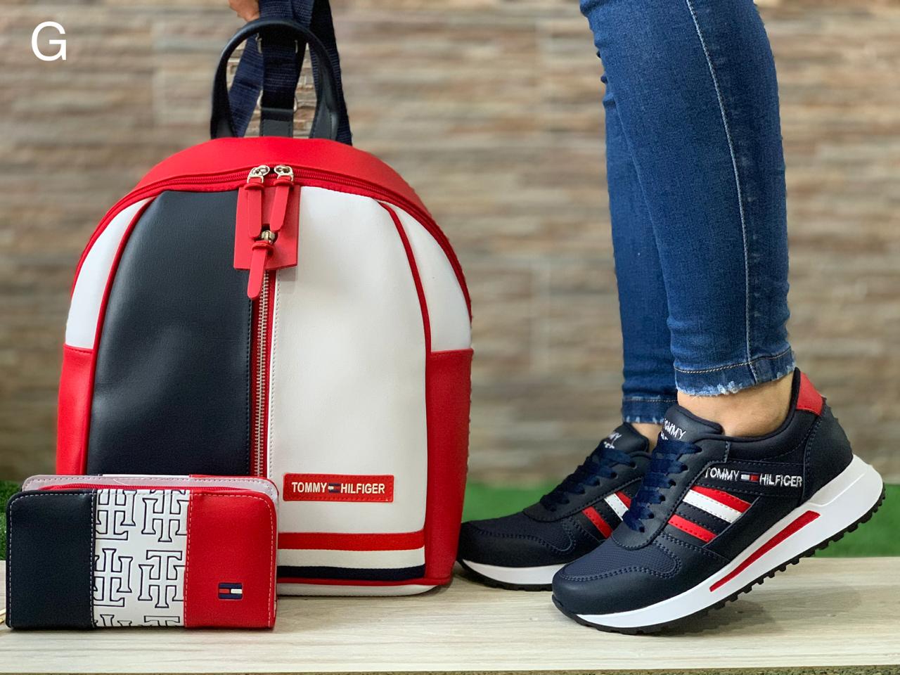 Tommy Hilfiger New Fashion Ladies Bags and Shoe-Sets