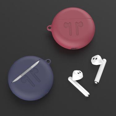 Simple solid color protective sleeve wireless bluetooth headset silicone sleeve Huawei freebuds3