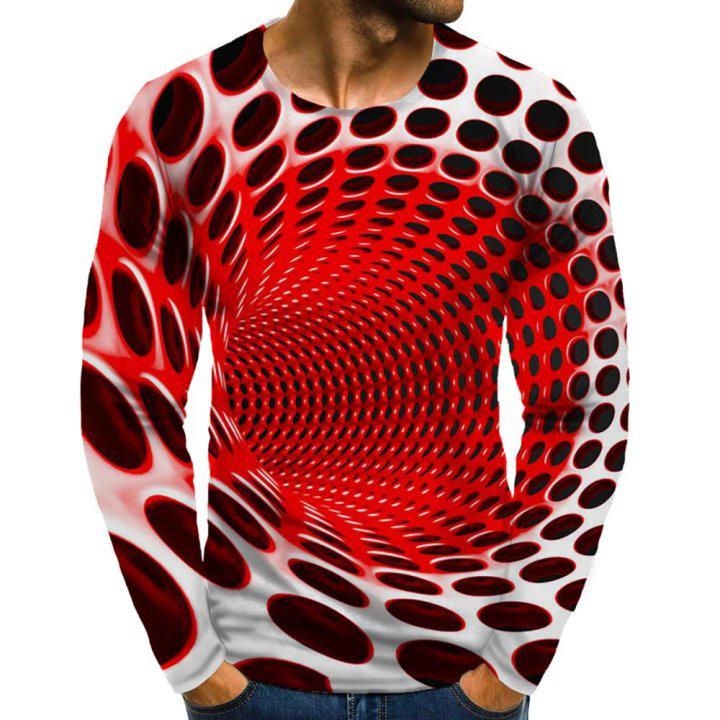 3D Graphic Printed Short Sleeve Shirts Abstract Print
