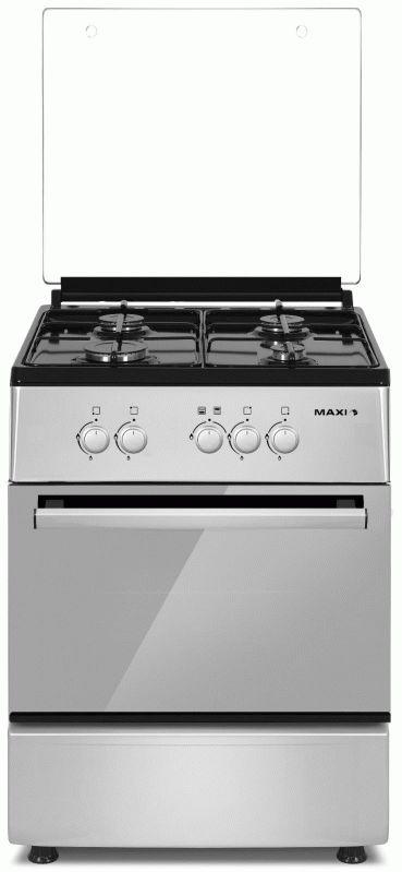MAXI Gas Cooker 60 * 60 4B Basic Black Grey