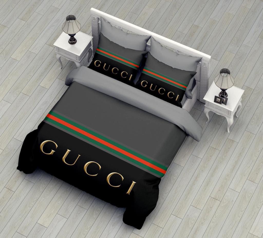 Locomotora Revelar Pareja New Gucci Luxury Bedsheet with duvet and pillow cases