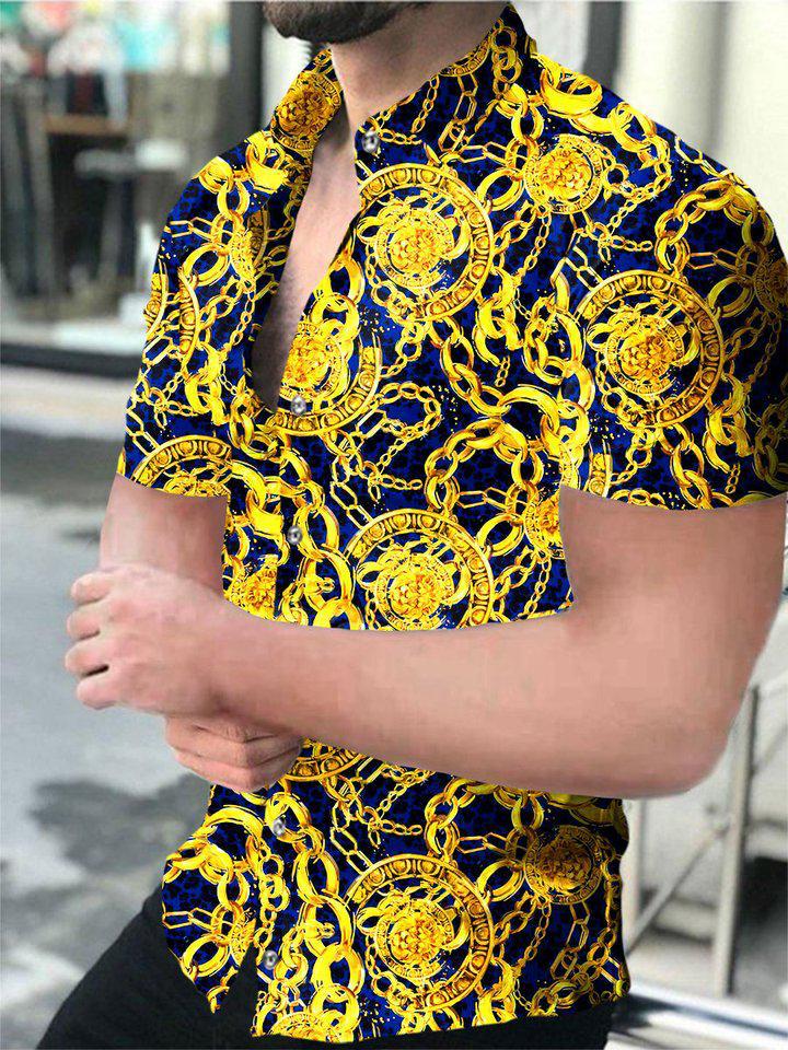 High Quality Men's Casual Short Sleeve Shirt