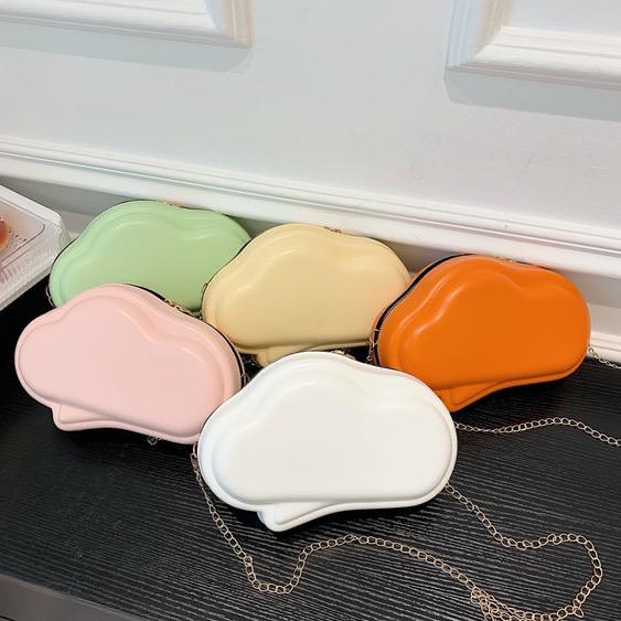 Mobile Phone Solid Color Shell Cloud Small Bag