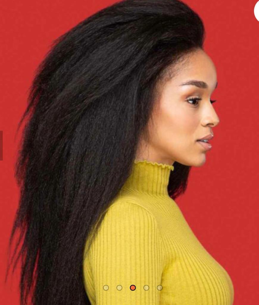 Bloomzon Virgin Peruvian Kinky Straight Lace Frontal