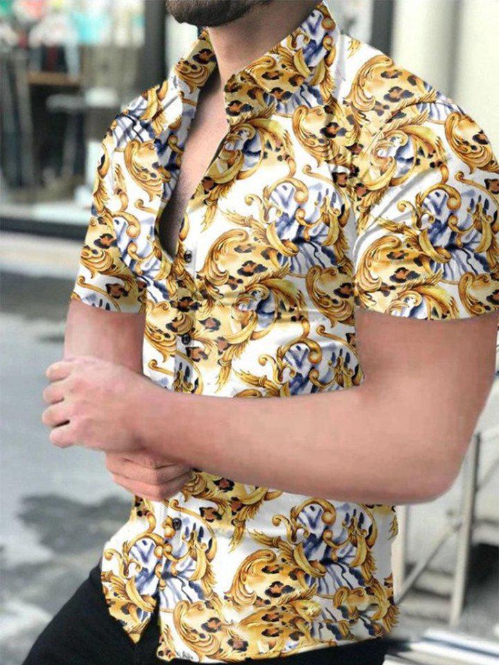 Designer Trendy Men's Short Sleeve Shirt