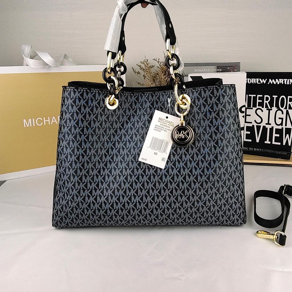 michael kors signature satchel handbag