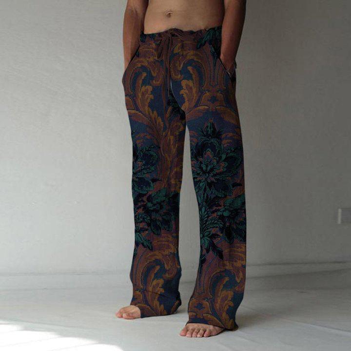 Quality Lace-Up Print Summer Casual Pant