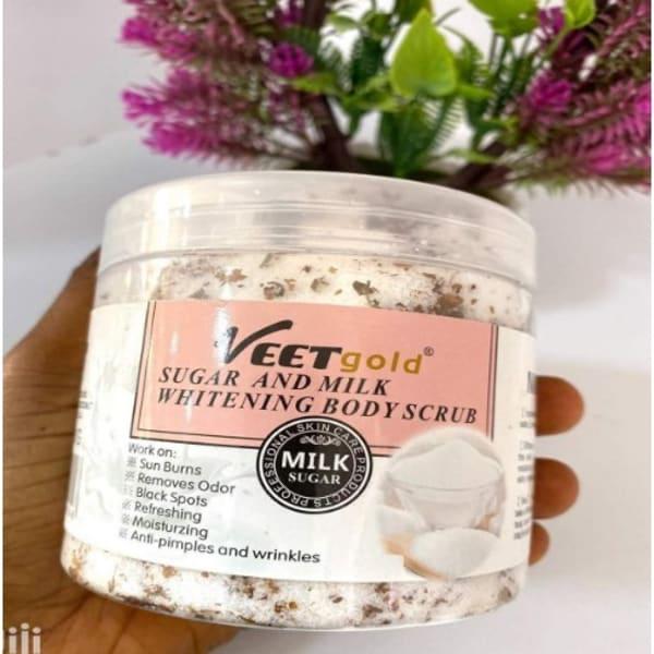 Veet Gold Face And Body Sugar Milk Scrub - 500g - 1pc