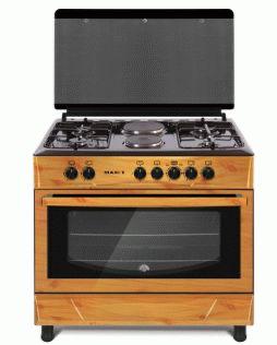 MAXI Gas Cooker 60*90 (4 + 2 ) WOOD