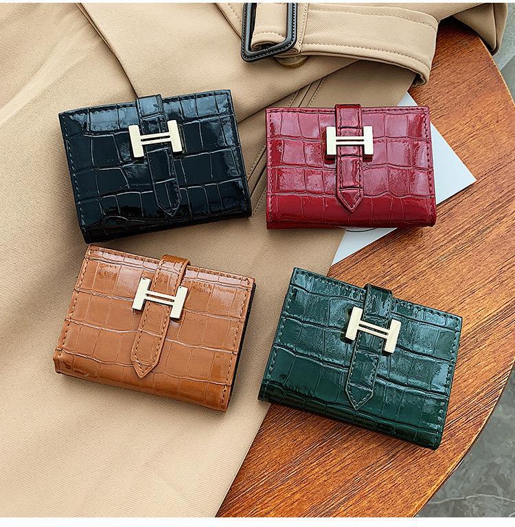 Wallet Women's Short New Korean Simple Fashion Coin Purse Multi-card Bag