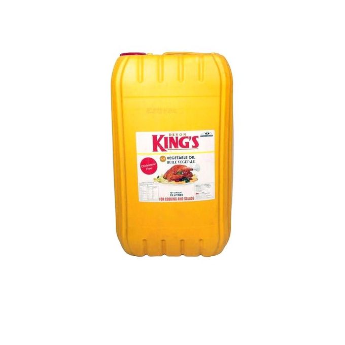 Devon Kings Vegetable Cooking Oil Jerry Can 25 litre