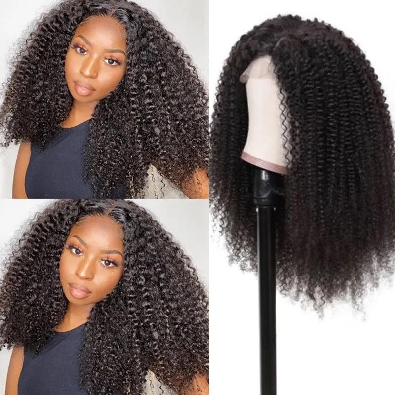 Kinky Curly Human Hair Wigs
