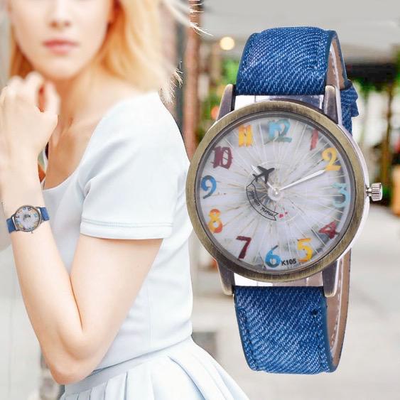 Digital Retro Trend Style Girls Casual Student Universal Quartz Watch