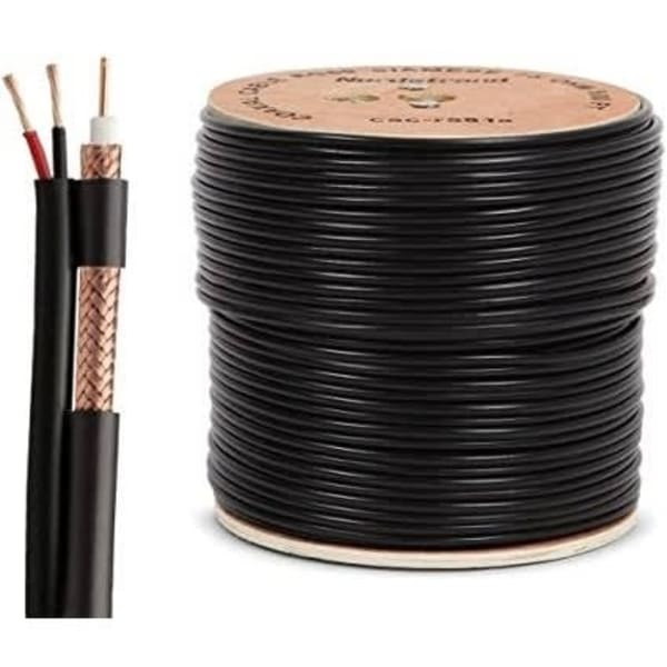 Cable & Guage 305m Rg59 & Power Pro Coaxial Cable For Cctv Camera