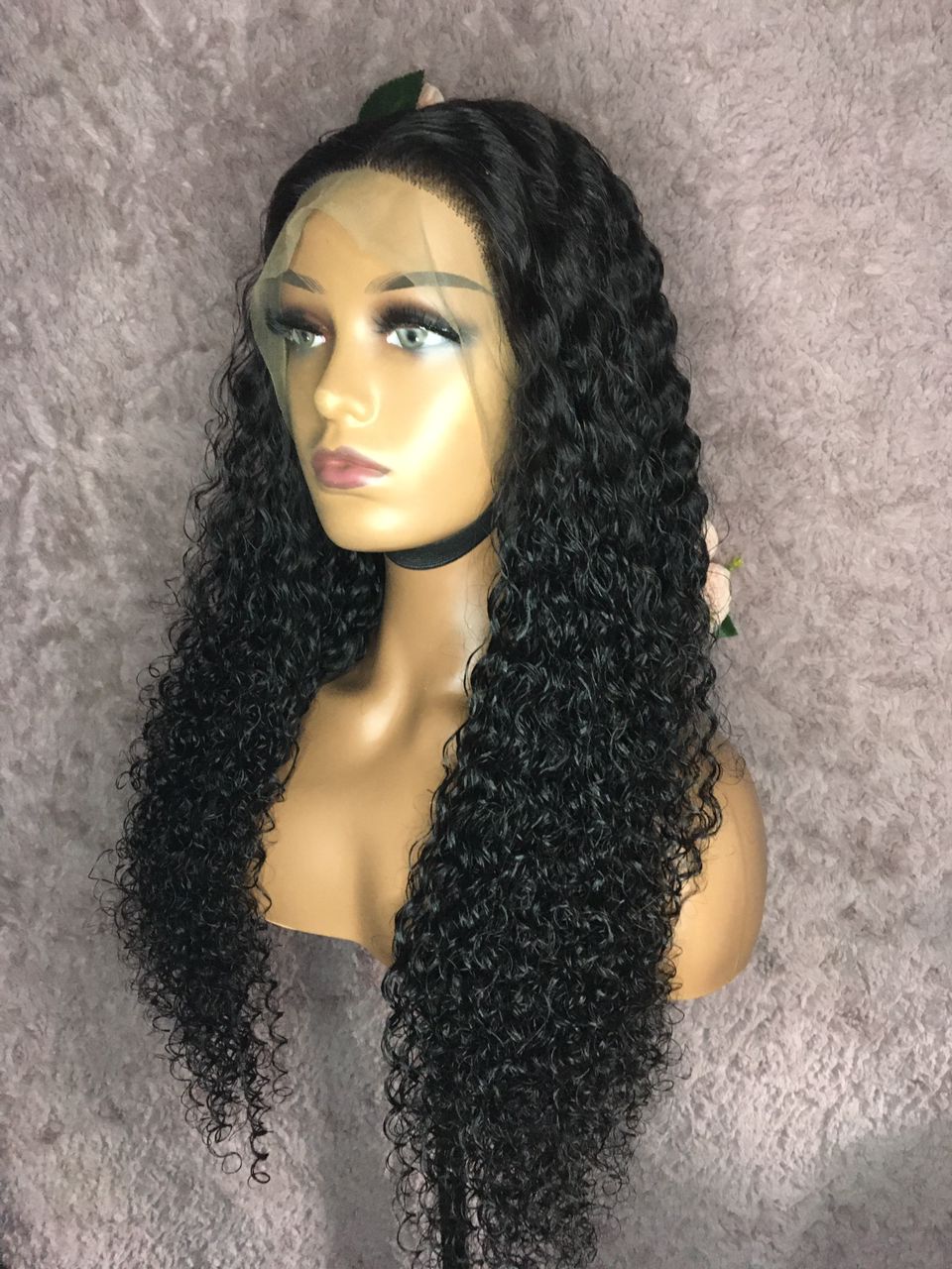 24 inch deep curly wig