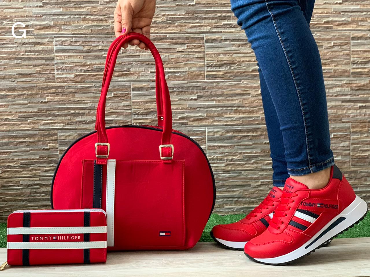 Designers Tommy Hilfiger Ladies Bags and Shoe-Sets
