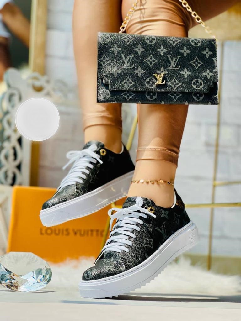 Louis Vuitton Monogram Time Out Sneakers Shoes
