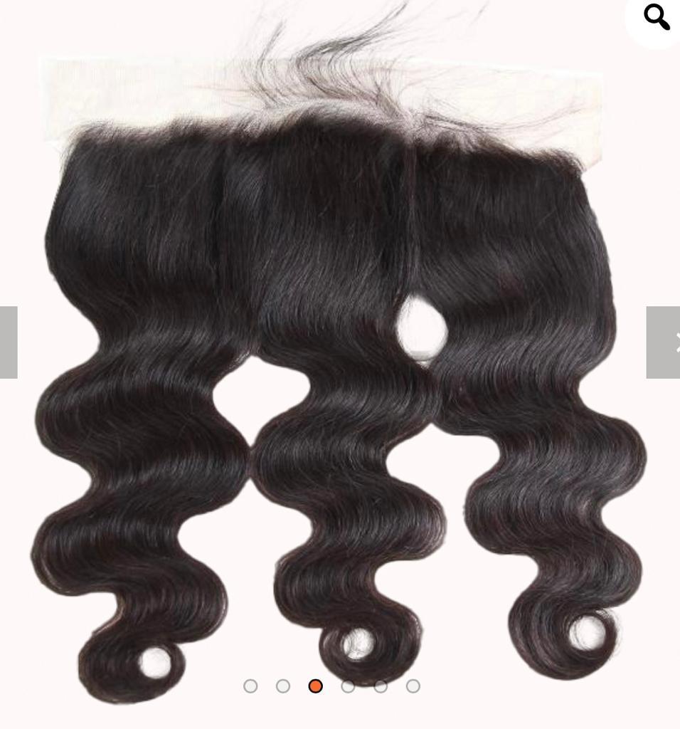 Bloomzon 1pc Body Wave Pre-plucked 13×4 Lace Frontal
