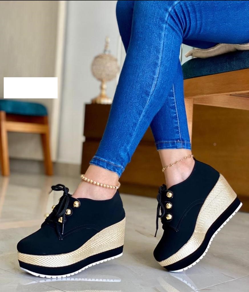 Ladies high sole sneakers sale