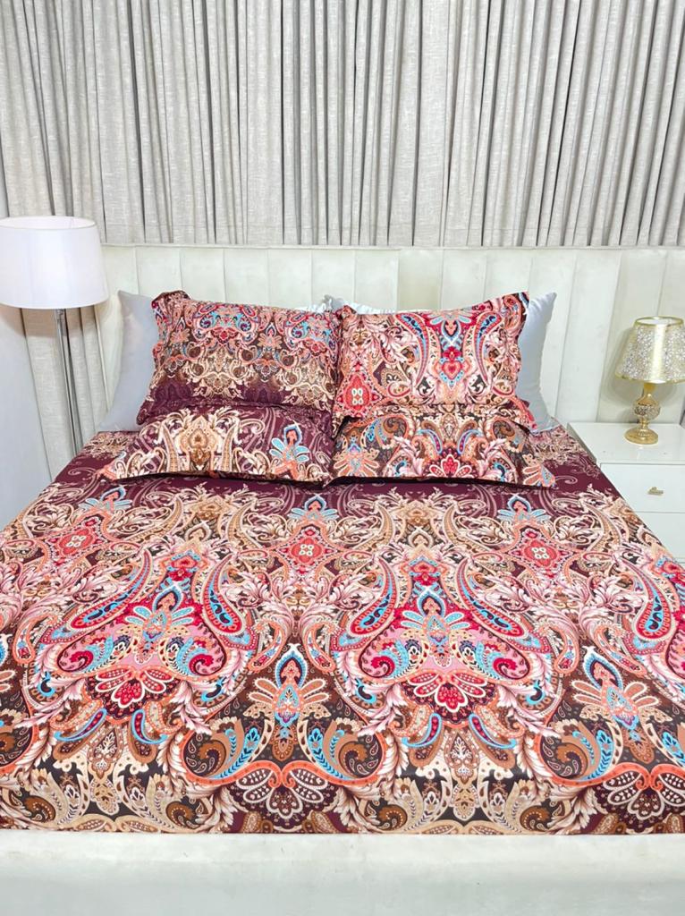 American Bedsheet with 4 pillow cases