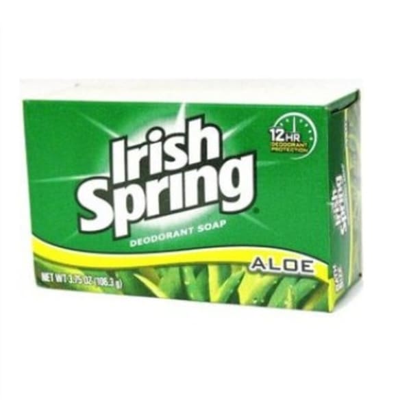 IRISH SPRING ALOE VERA SOAP 100G (pack of 6)