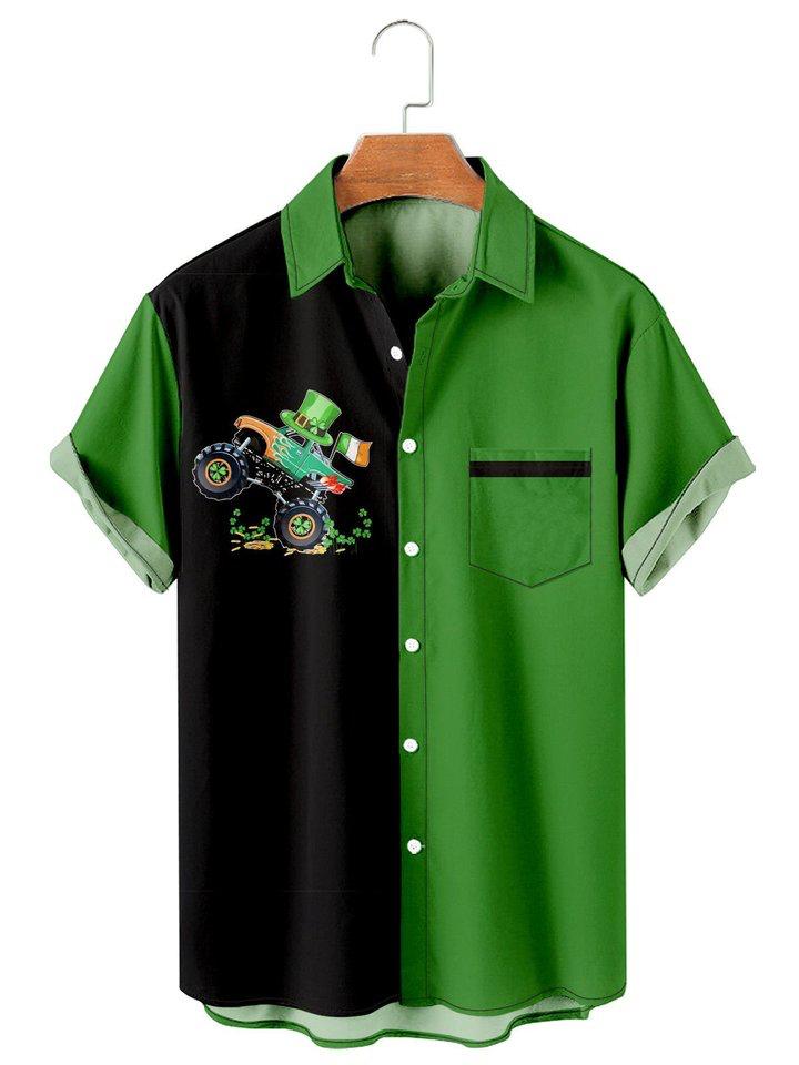 Quality printed Men's Casual Short Sleeve Shirt