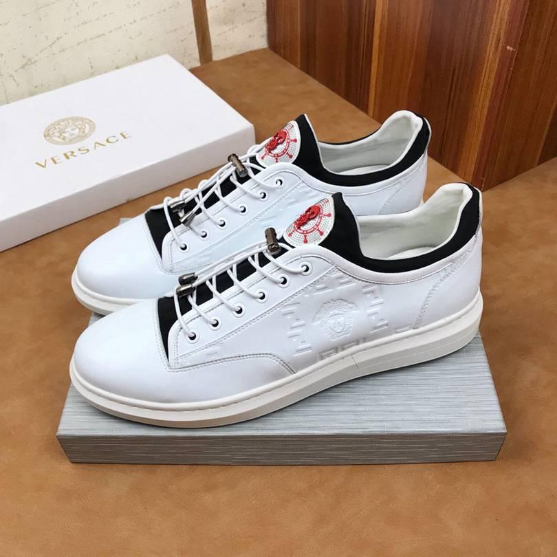 Solid Color Versace casual shoes