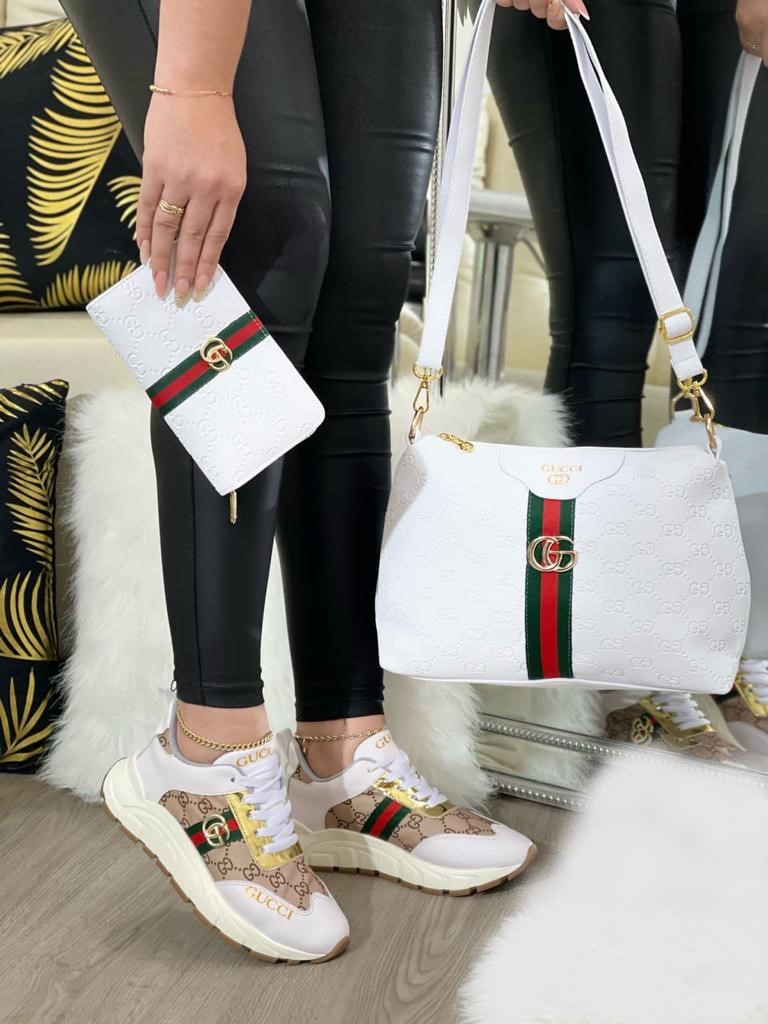 gucci shoes and bag set