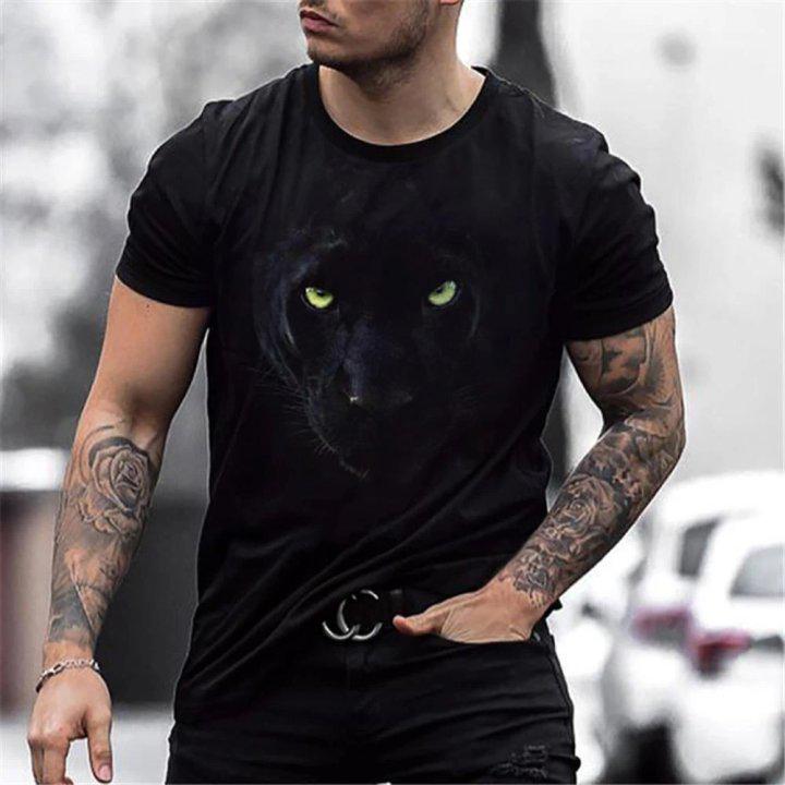 3D Graphic Printed Short Sleeve Shirts Abstract Print