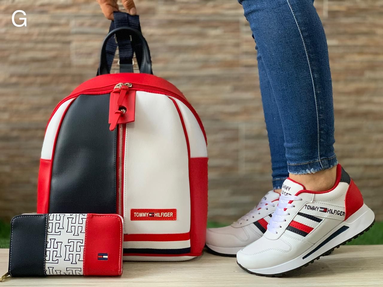 New Fashion Tommy Hilfiger Ladies Bags and Shoe-Sets