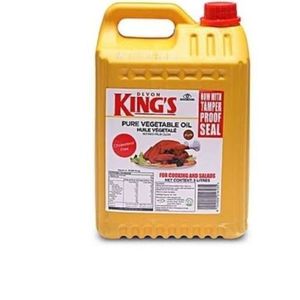 Devons Kings Vegetable Cooking Oil Jerry Can 5 litre