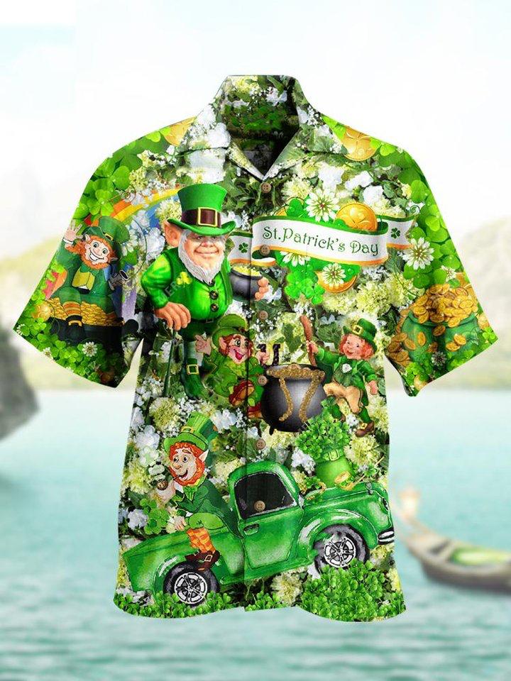 Printed New Fashion Men's Short Sleeve Shirt