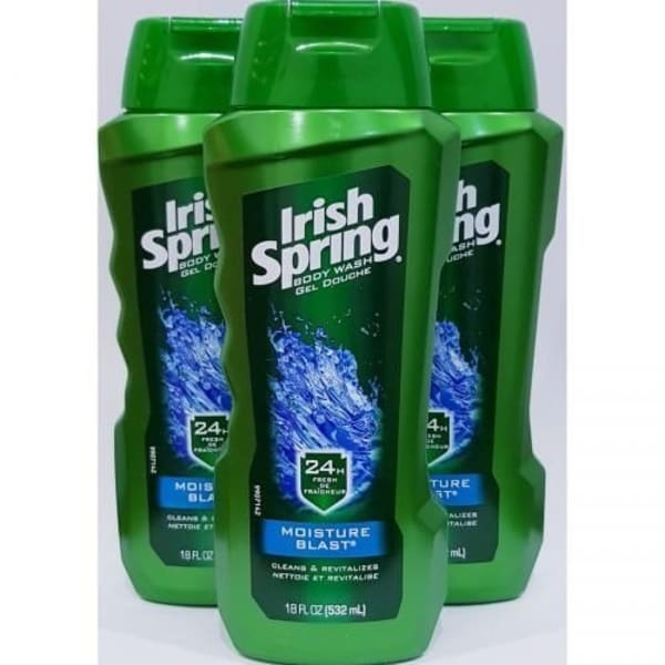 Irish Spring Moisture Blast Body Wash 532ml X 3
