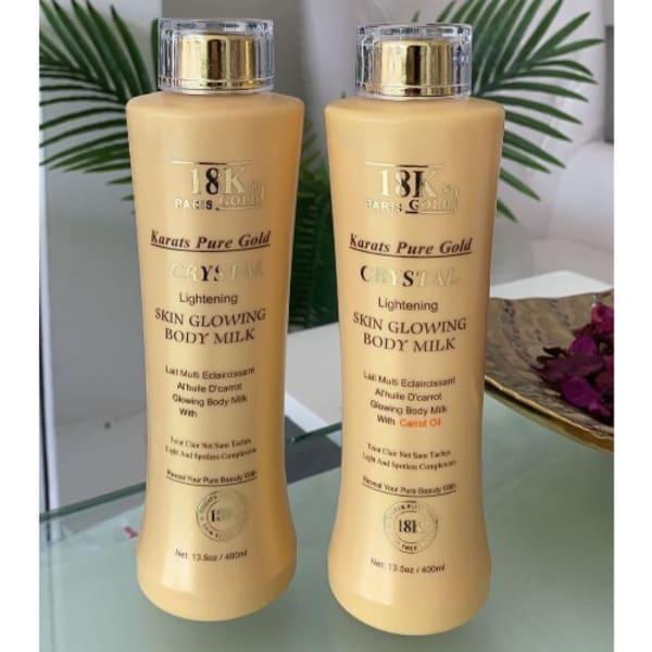 Original Crystal 18k Paris Gold Skin Glowing Lotion 400ml (1 Piece)
