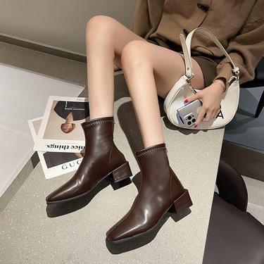 New Martin high-heeled women boots