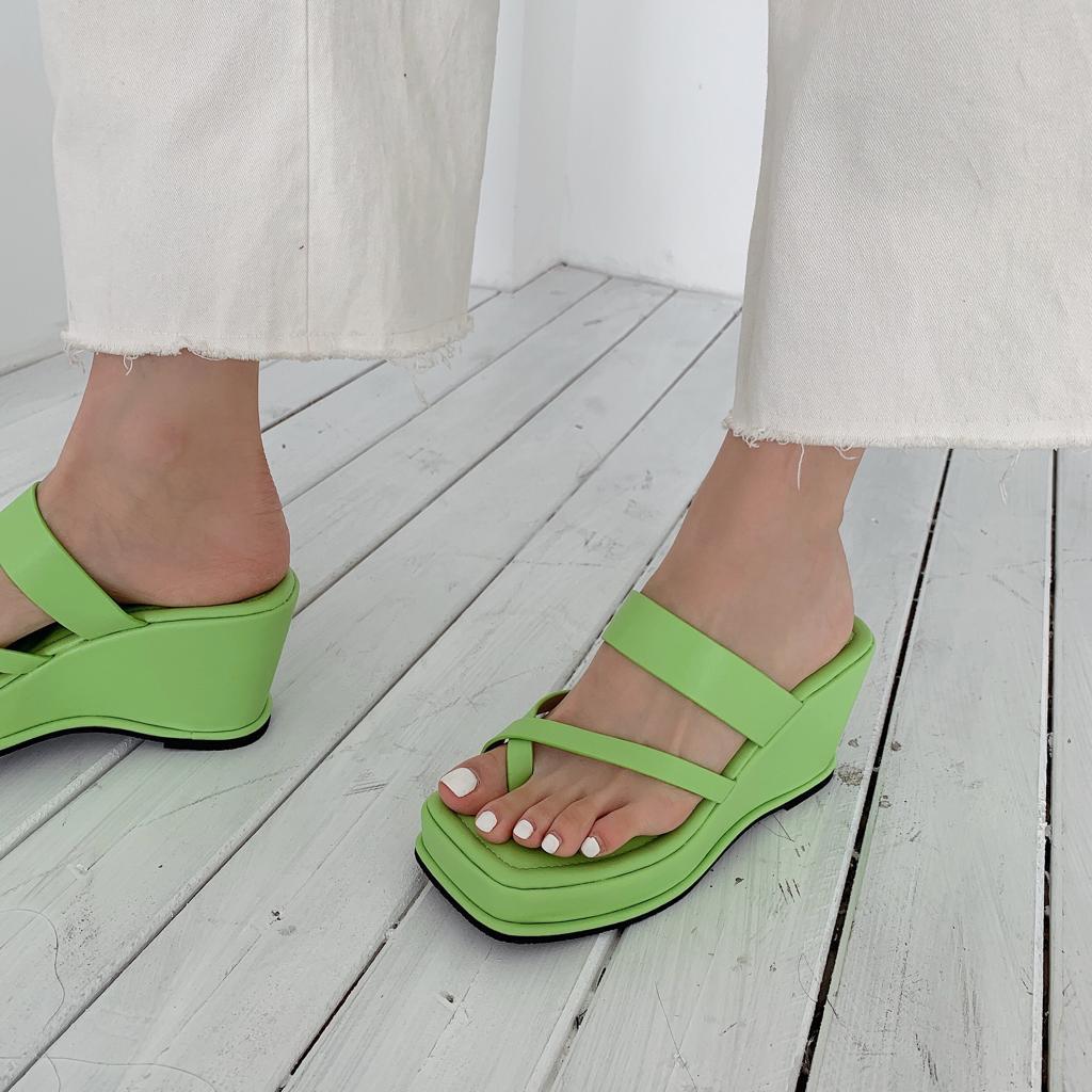 thin strap platform sandals