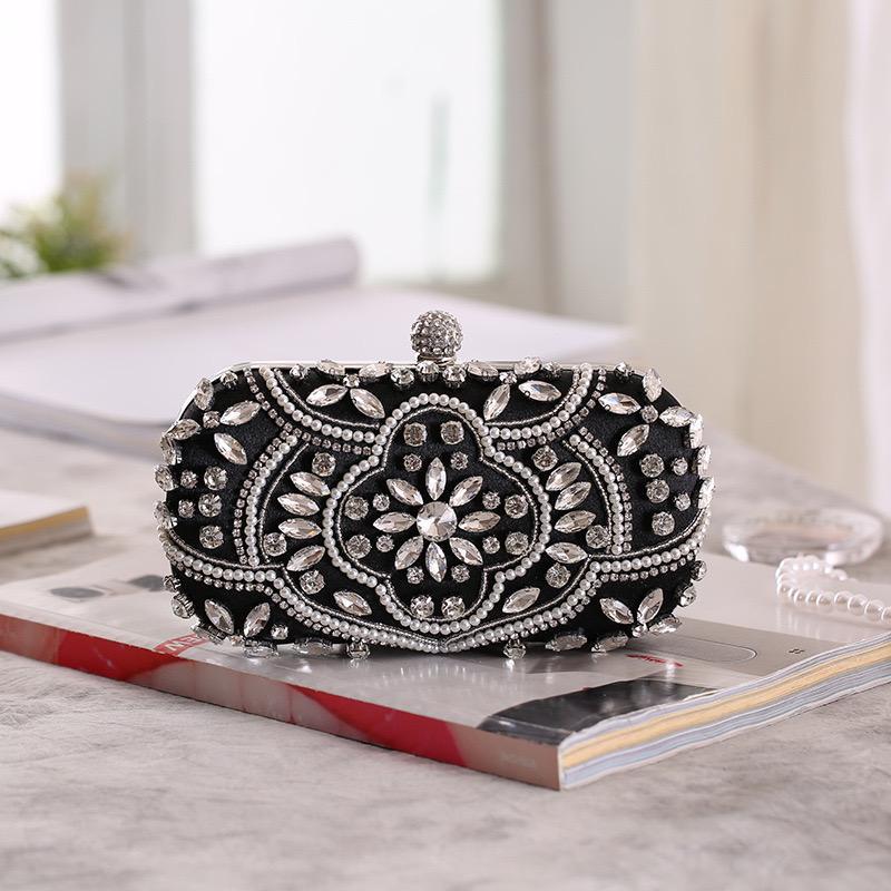 Bead Embroidery Bridesmaid/Party Hand Shoulder Bags