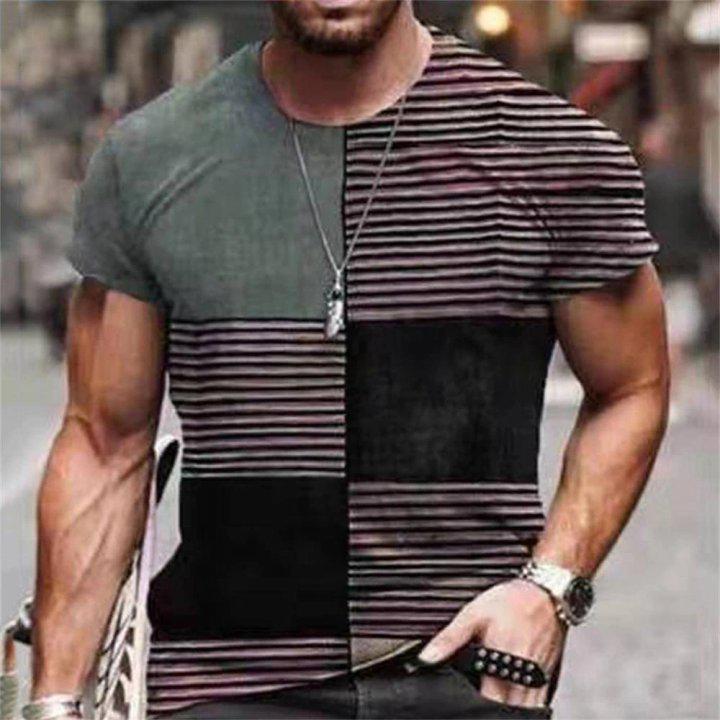 3D Graphic Printed Short Sleeve Shirts Abstract Print