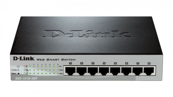 DLINK 8 Port 10/100Base-T PoE Smart Switch