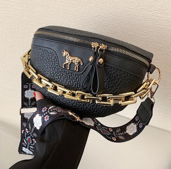 Fashion Summer Messenger Chain Chest Waist Bags