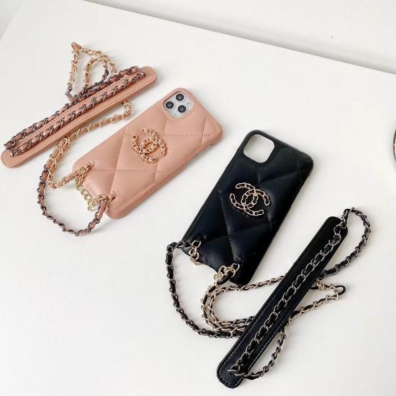 Chanel Quality Iphone 12 Case With Strap
