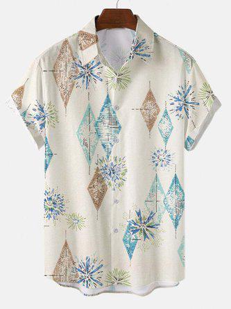 Men's New Printed Short Sleeve Shirt