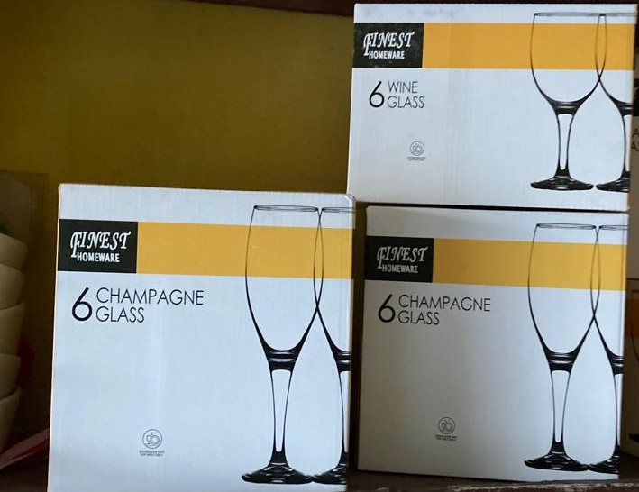 Finest Homeware Champagne Glass 6 Set