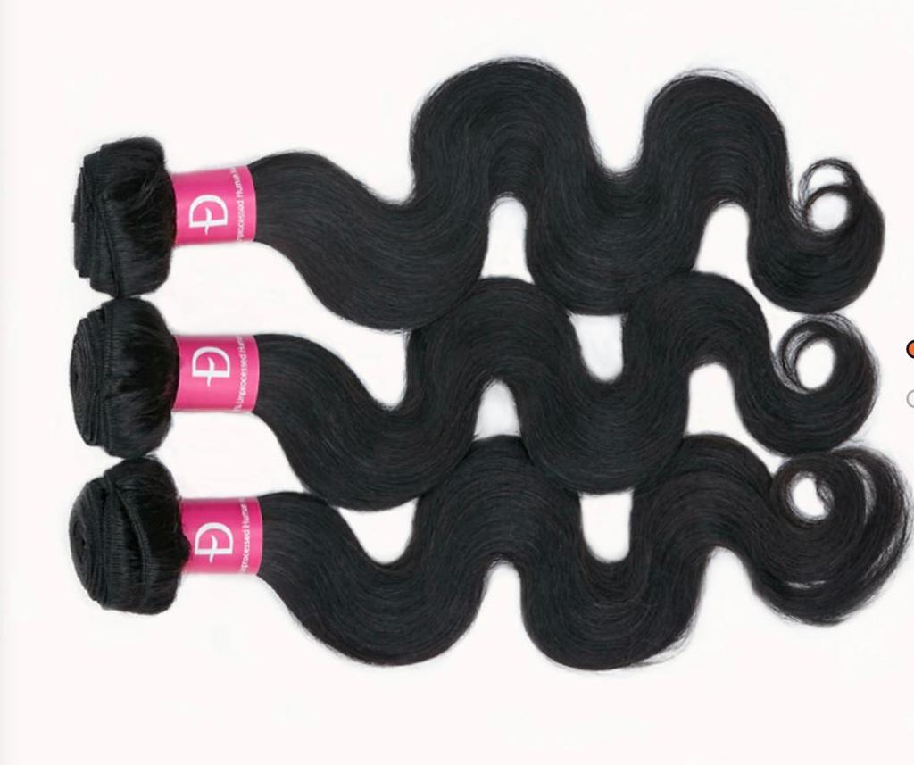 Bloomzon Virgin Brazilian Body Wave 3 Bundles