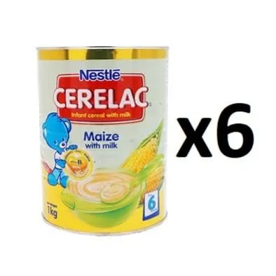 Nestle Cerelac Maize Care Tin - 6 X 1kg