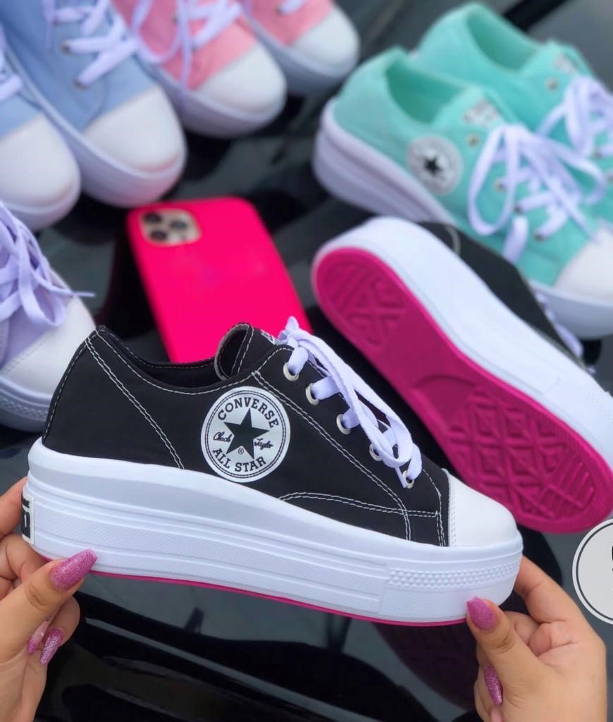 New Black Converse All Stars Sneaker