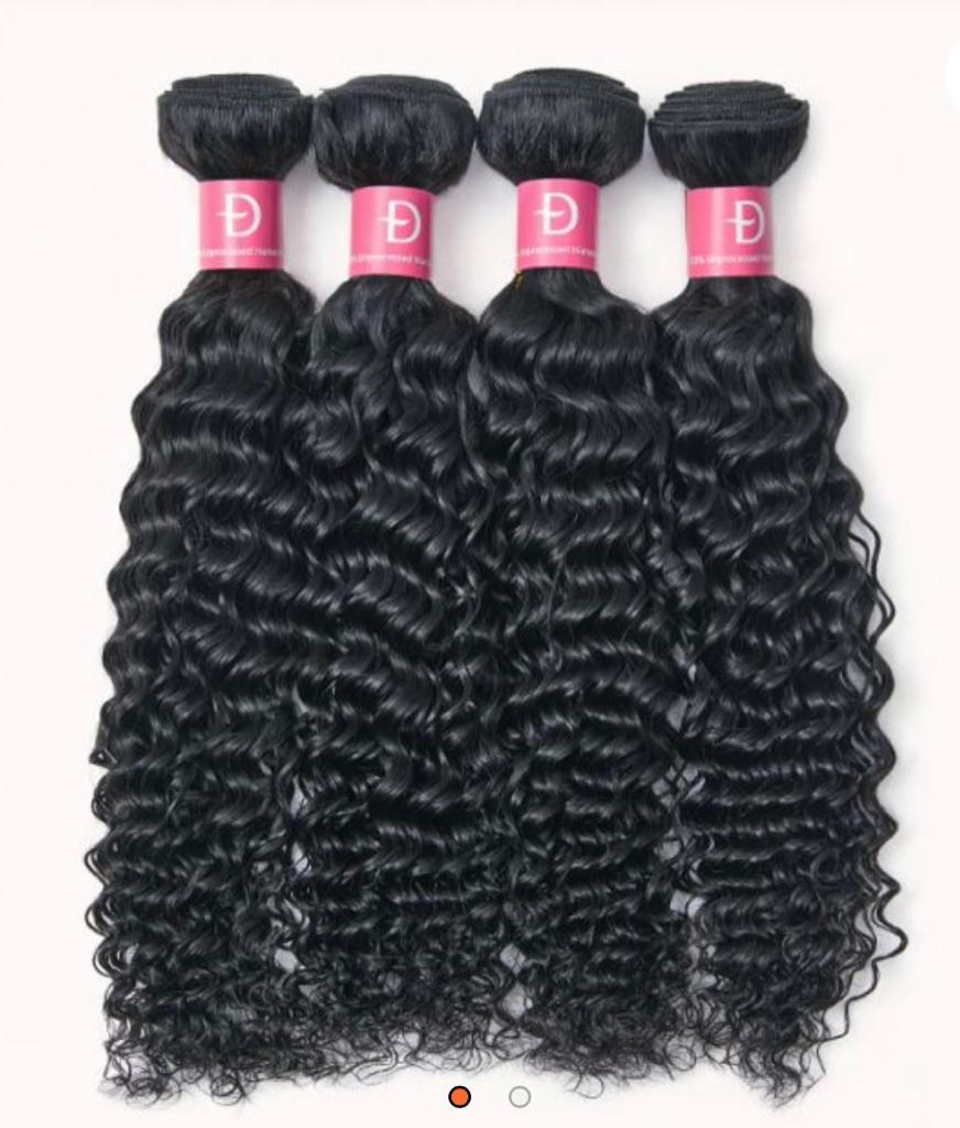 Bloomzon 100% Human hair Deep 4 Bundles